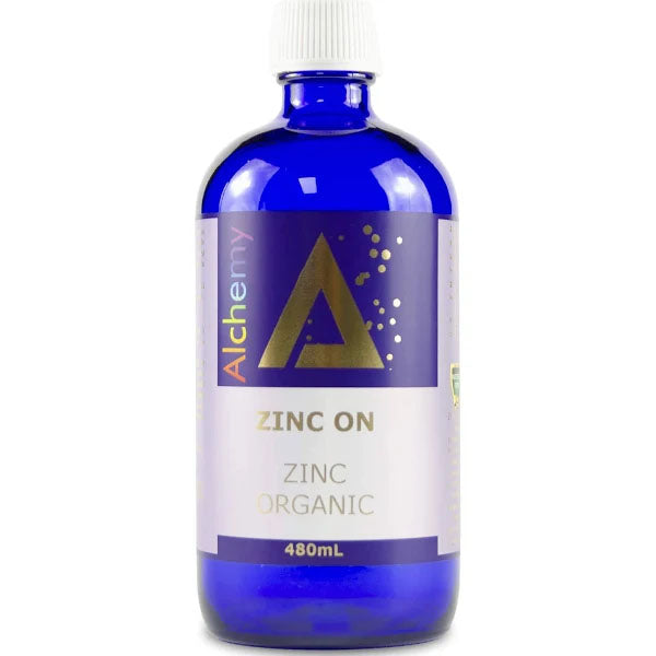 ZINC ON ZINC IONIC ORGANIC "ALCHEMY" 480ml AGHORAS