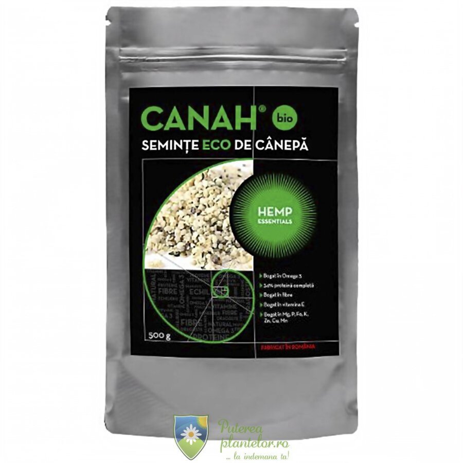 Seminte decorticate de canepa Eco 500 gr