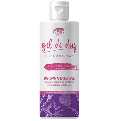 Gel de Dus 99.5% Vegetal cu Bicarbonat 200ml