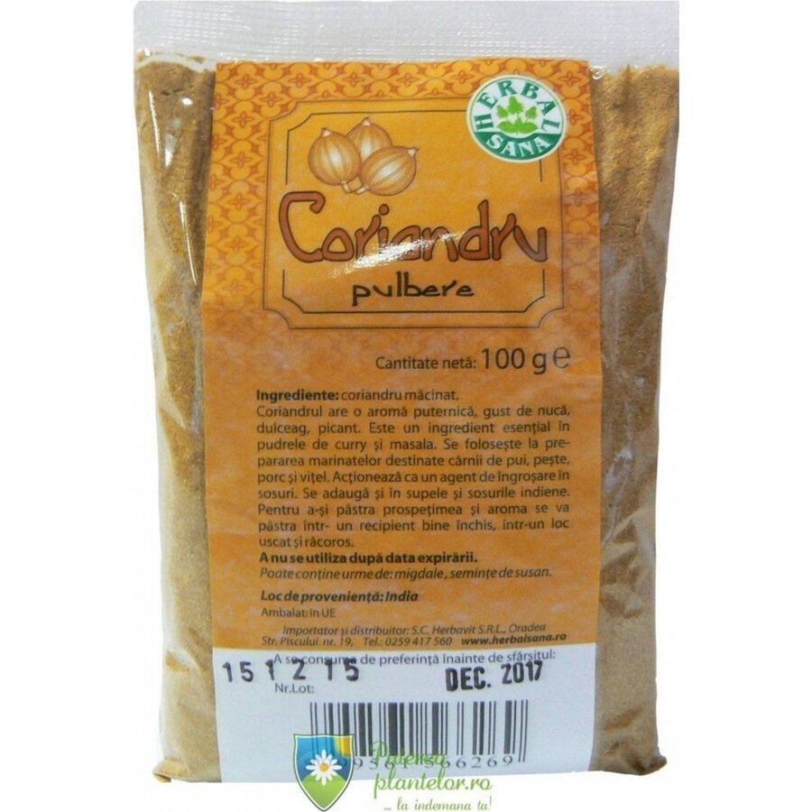 Coriandru pulbere 100 gr