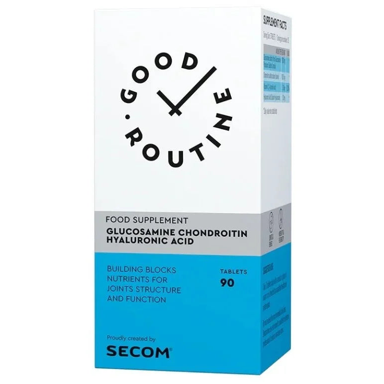 Glucosamine Chondroitin Hyaluronic Acid Good Routine Secom, 90 comprimate