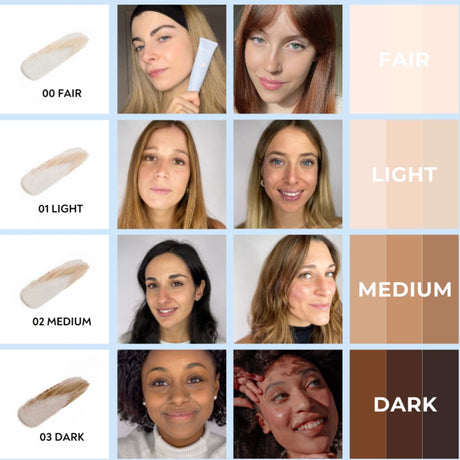 Crema coloranta BB Cream 2 in 1 Natural Beauty - FAIR 00, SPF 15, Blondesister, 30 ml