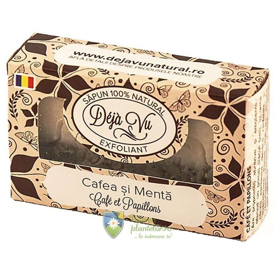 Sapun natural cu Menta si Cafea 90 gr