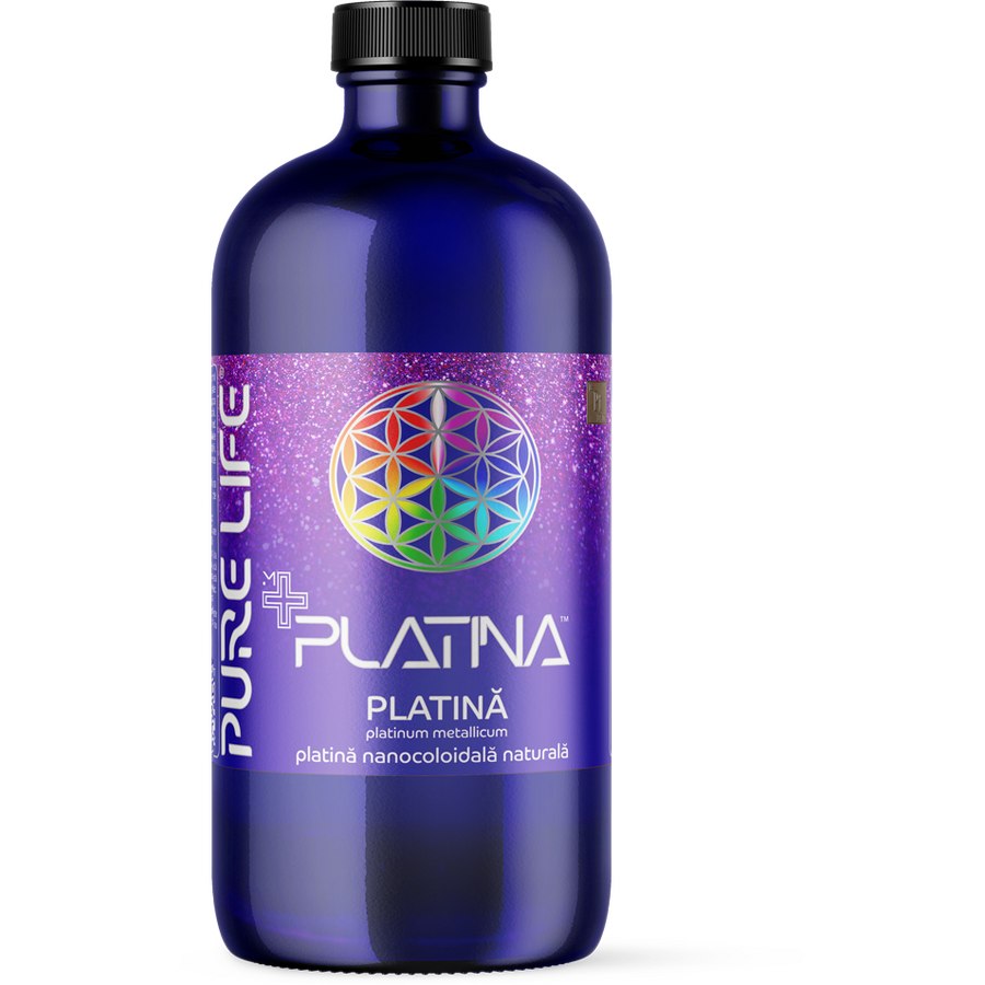 Platina Nanocoloidala PLATINA 21ppm 480ml PURE LIFE