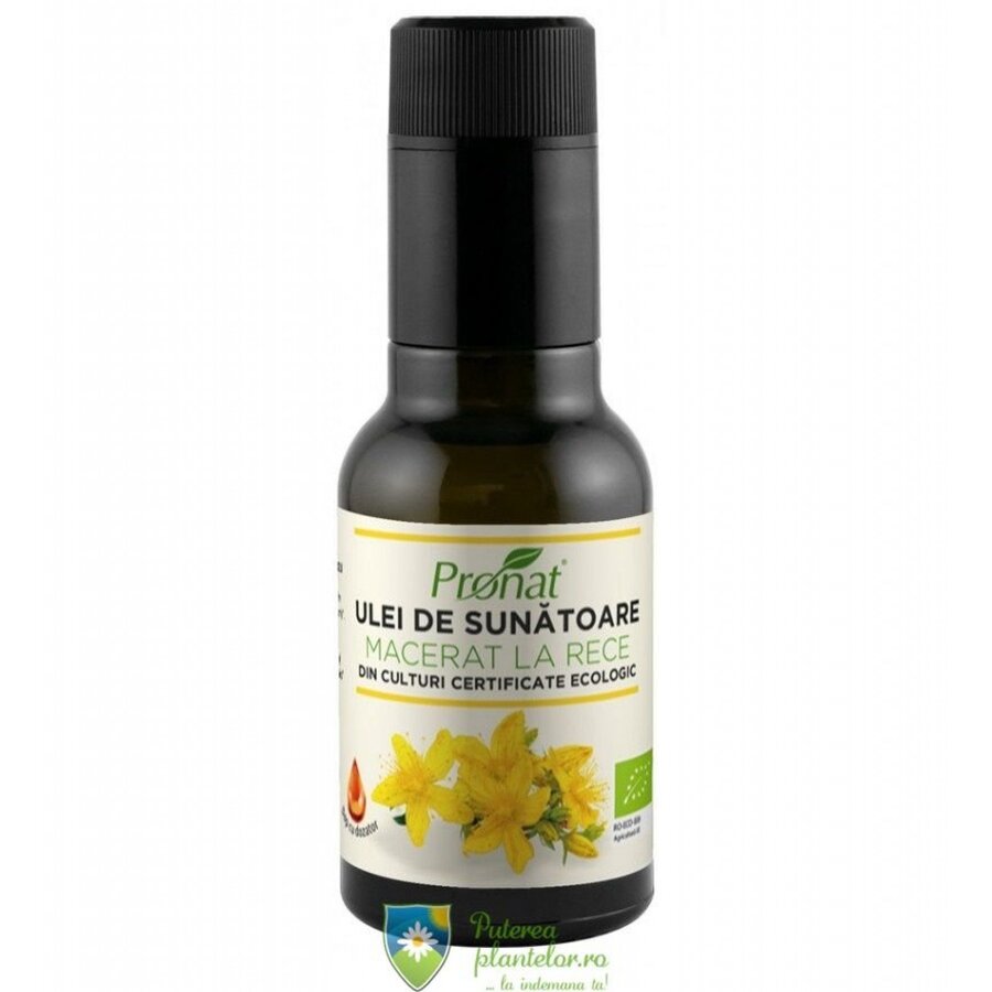 Ulei de sunatoare macerat la rece Bio 100 ml