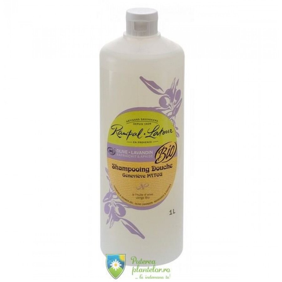 Gel de dus si sampon bio lavanda masline 1000 ml