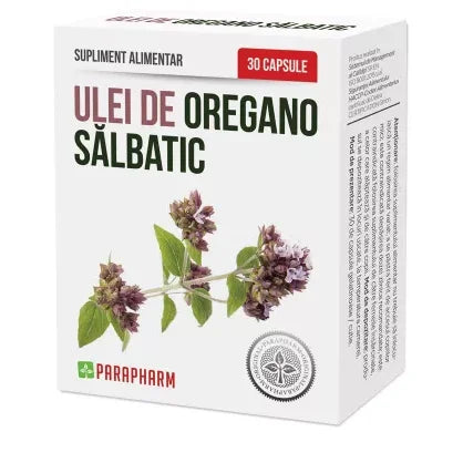 Ulei de oregano salbatic, 30 capsule, Parapharm