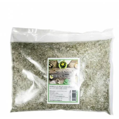 Sare de baie cu calciu si magneziu, 1,5kg - Hypericum