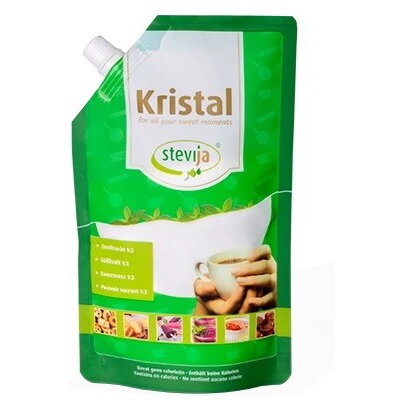 Stevia Kristal Indulcitor cristale din stevie, 300g