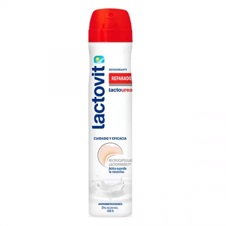 Deodorant Spray Reparator Fara Alcool pentru Piele Uscata - Lactovit Lactourea, 200ml