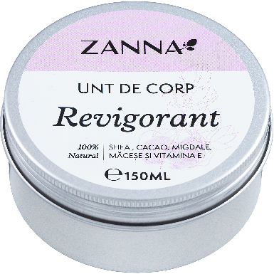 Unt de corp Revigorant, 150ml, Zanna