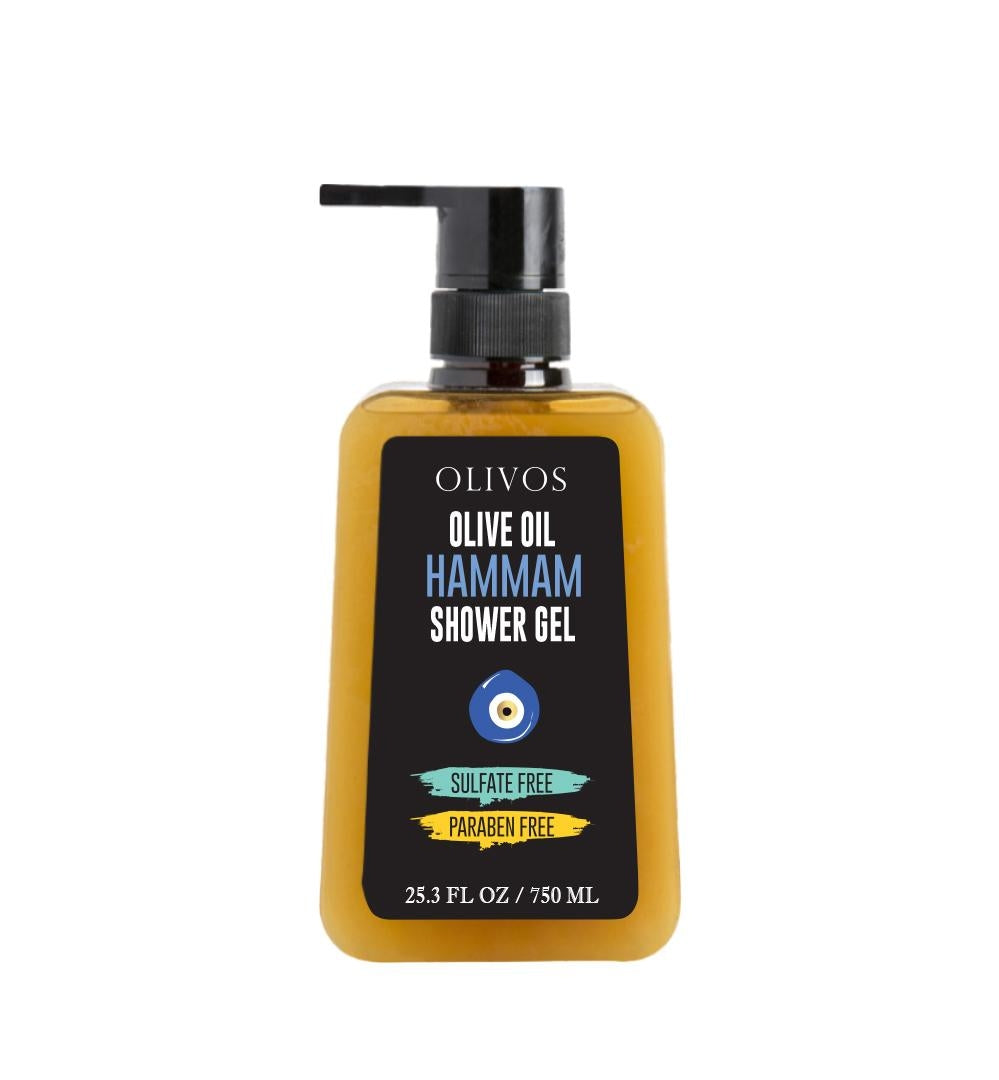 Gel de dus cu ulei de masline Hammam - Olivos, 750 ml