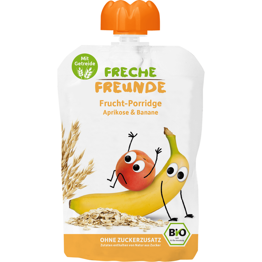 Porridge de ovaz cu caise si banane eco 100g Erdbar