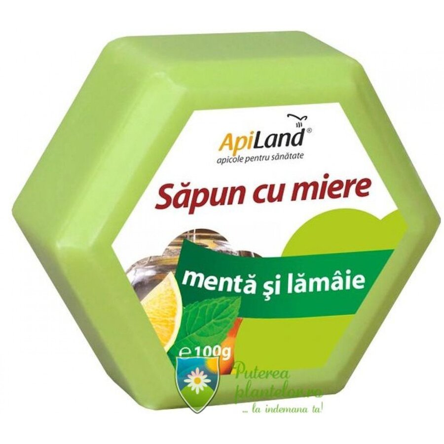 Sapun cu miere, menta si lamaie 100 gr