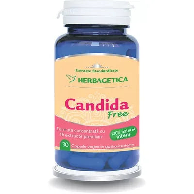 Candida Free, 30 capsule, Herbagetica