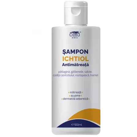 Sampon antiseboreic cu ichtiol, 100 ml, Ceta