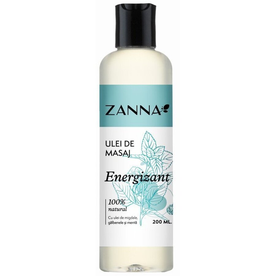 Ulei de masaj Energizant cu Menta, 200ml