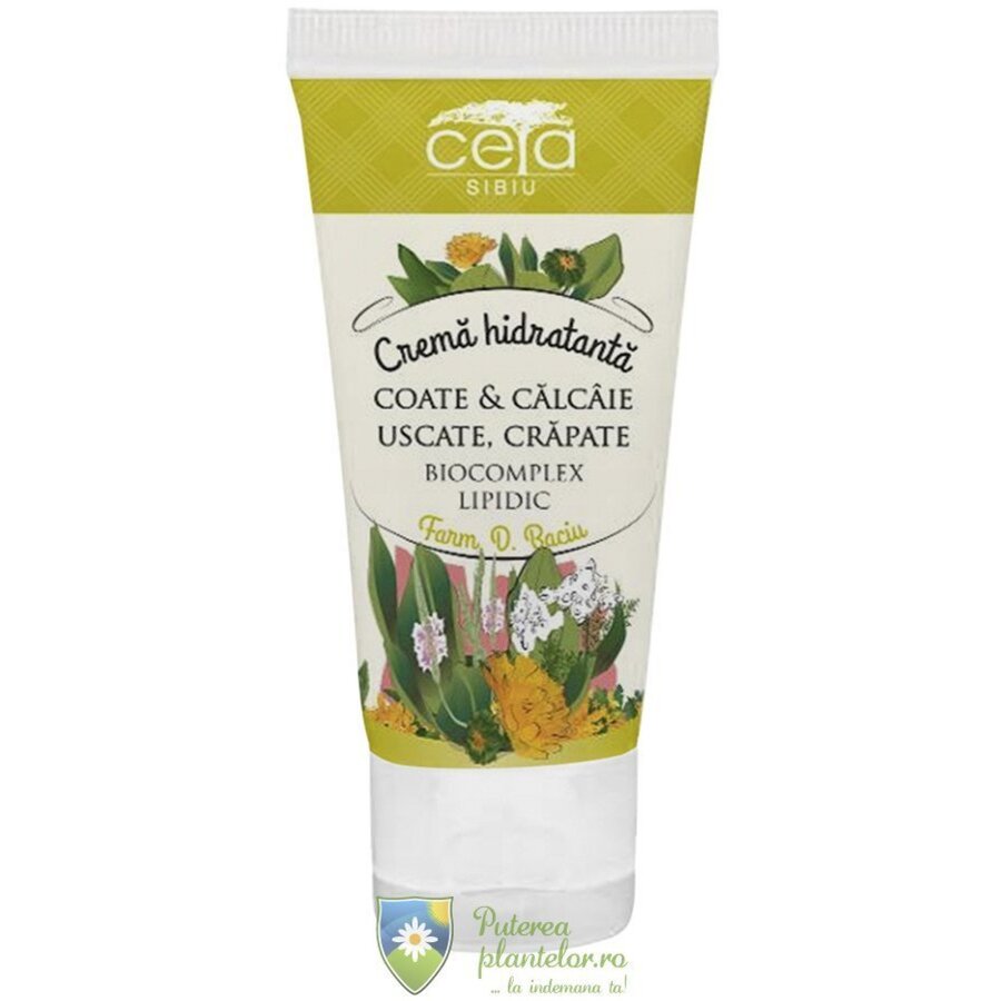 Crema hidratanta Coate si Calcaie uscate 50 ml