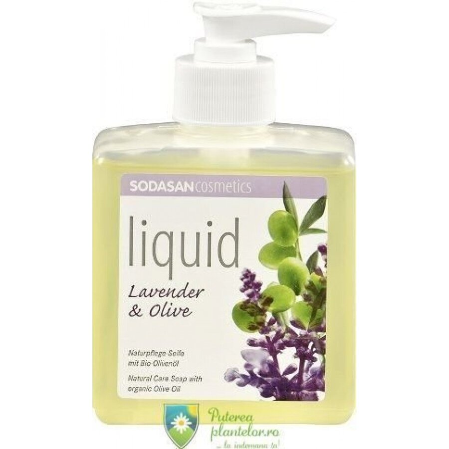 Sapun lichid bio/ Gel de dus Lavanda Masline 300 ml