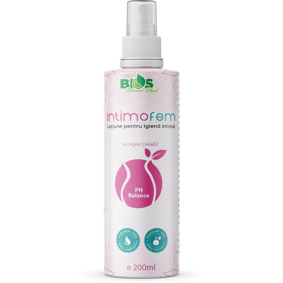 Intimo Ferm - Lotiune pentru igiena intima, 200ml, Bios Mineral Plant