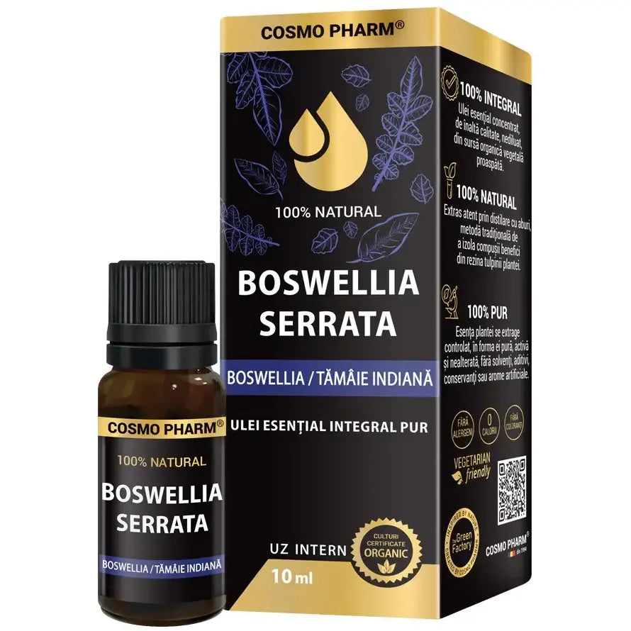 BOSWELLIA SERRATA: Ulei Esential de Tamaie Indiana (Indian Frankincense) 10ml