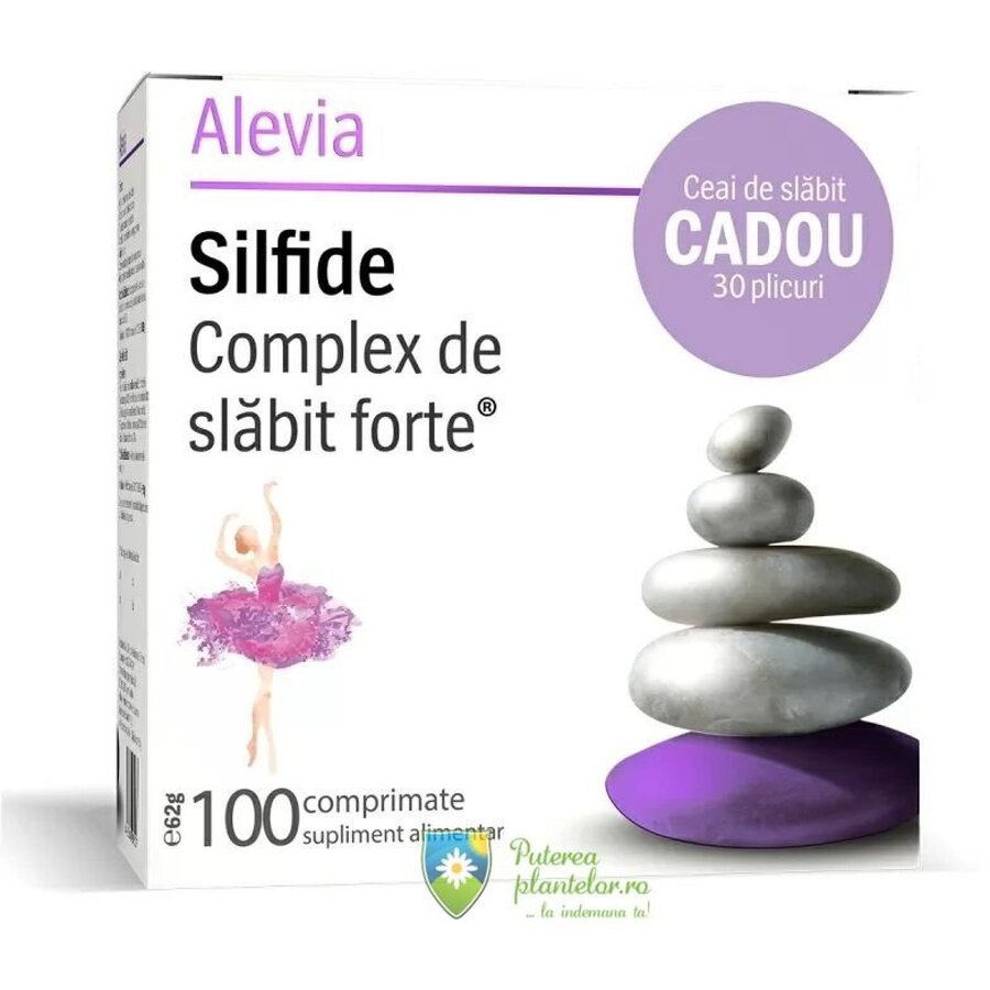 Complex de slabit forte Silfide 100 cpr + Ceai Slabit Gratis