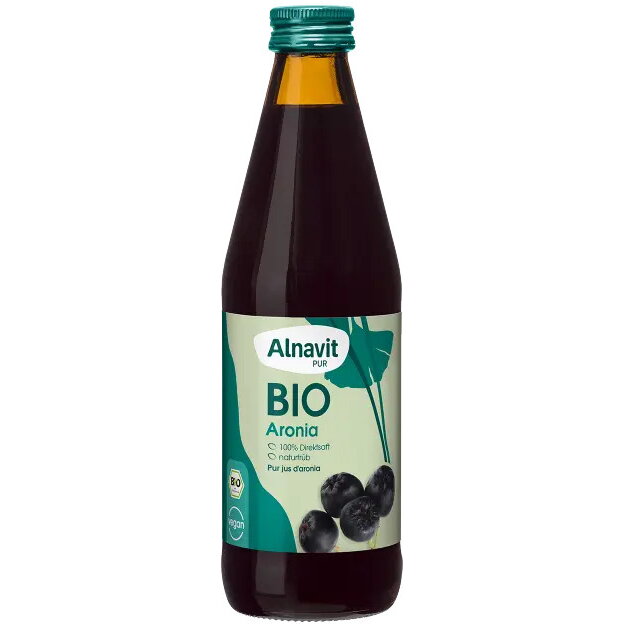 Suc de aronia bio 330ml Alnavit