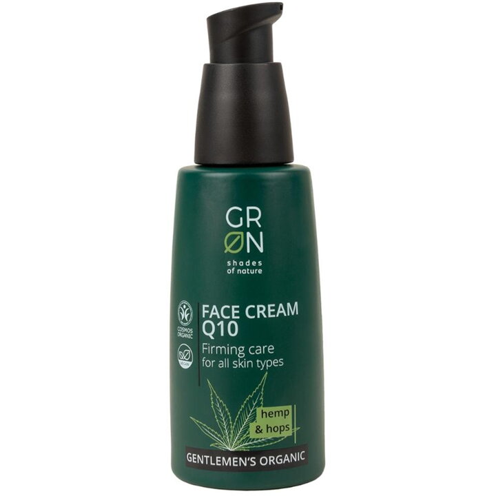 Crema de fata Bio Organica Gentlemens cu coenzima Q10, canepa si hamei (50ml), GRN Shades of Nature