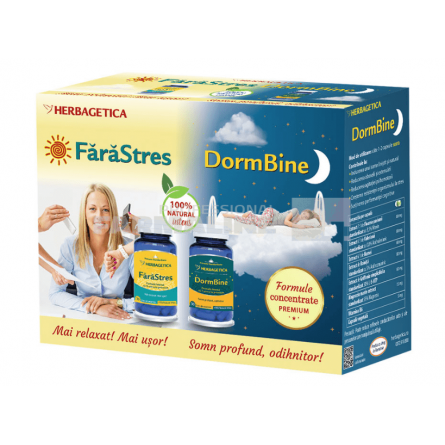 Fara Stres Dorm Bine 30 capsule + 30 capsule