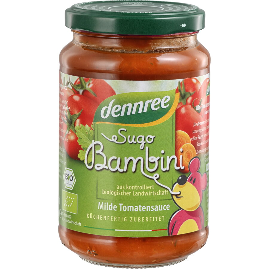 Sos de rosii pentru copii Sugo Bambini bio 350g Dennree