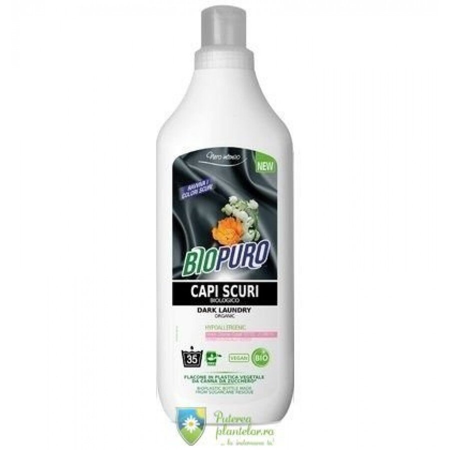 Detergent hipoalergen pentru rufe negre bio 1000 ml