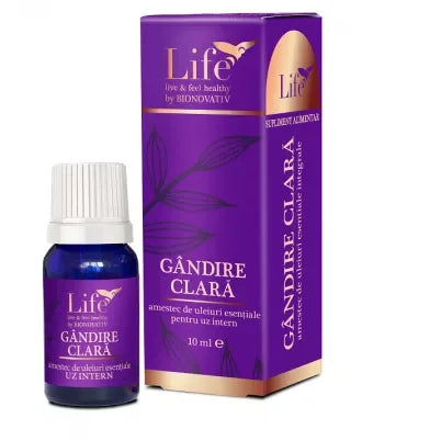 Gandire clara, amestec de uleiuri esentiale, 10 ml, Bionovativ