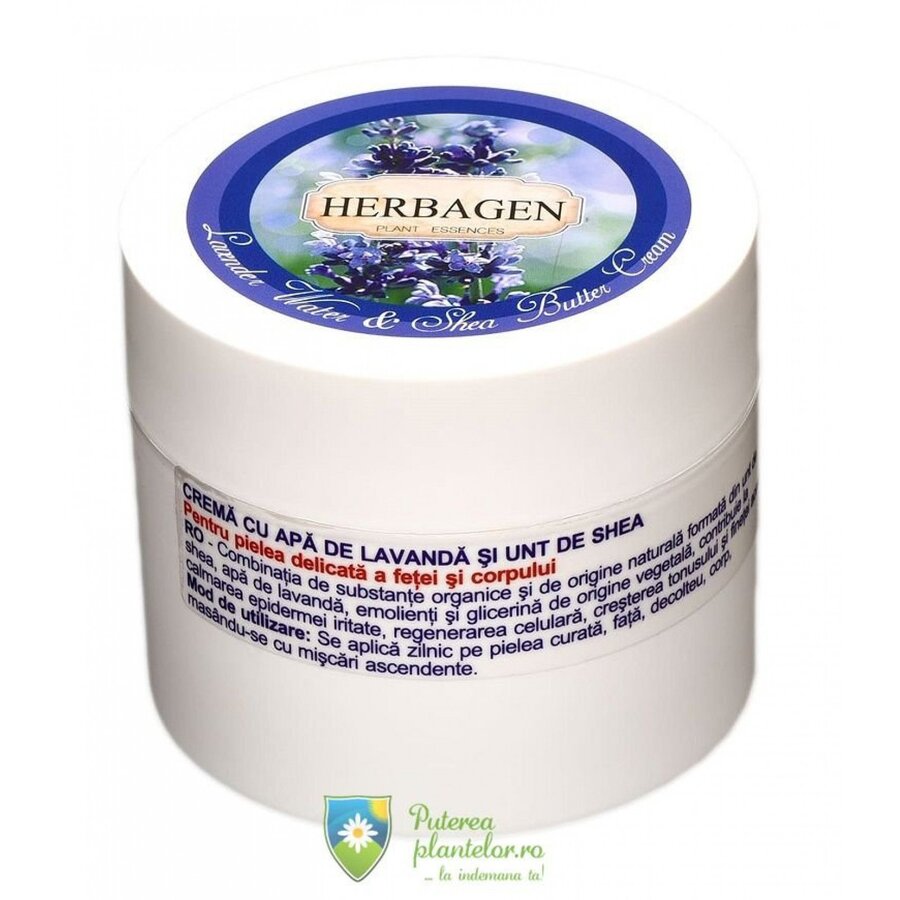 Crema Apa Lavanda si Unt de Shea 150 ml