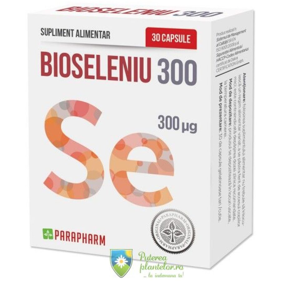 BioSeleniu 300 30 capsule