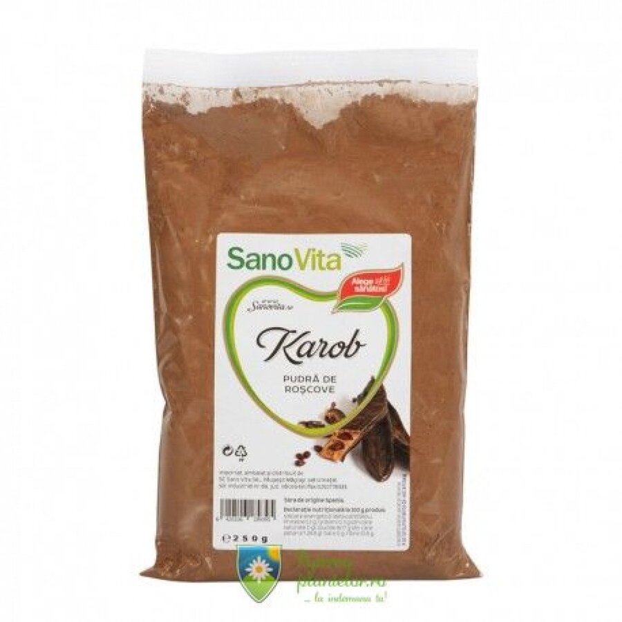 Pudra de roscove (carob) 250 gr