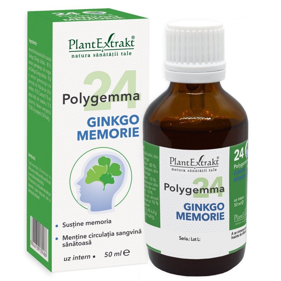 Polygemma 24 ginkgo memorie 50ml