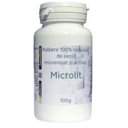 Zeolit micronizat si activat Microlit 100 gr