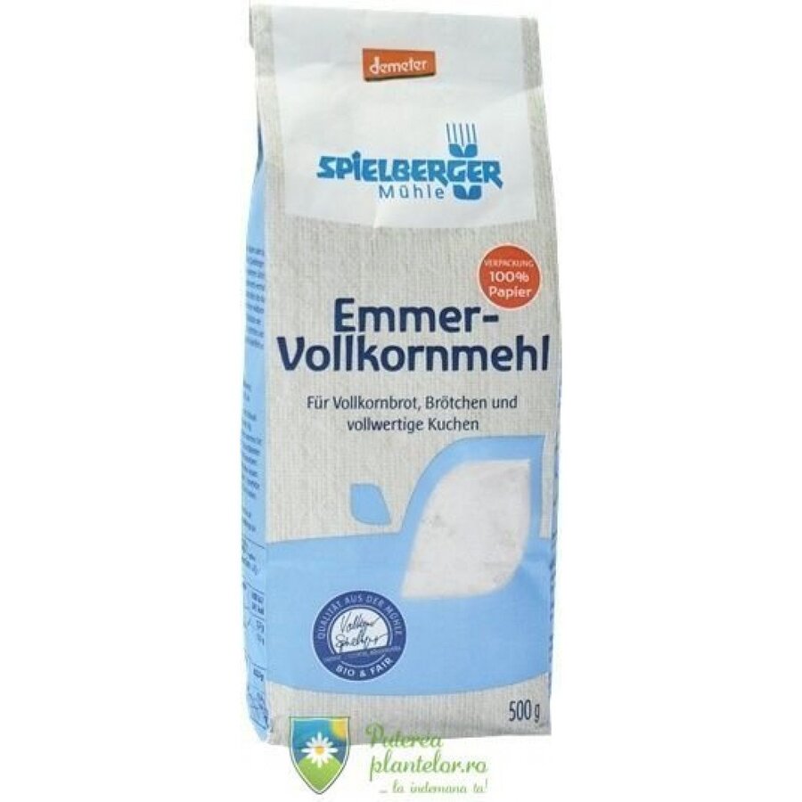 Faina integrala din emmer Bio Demeter 500 gr