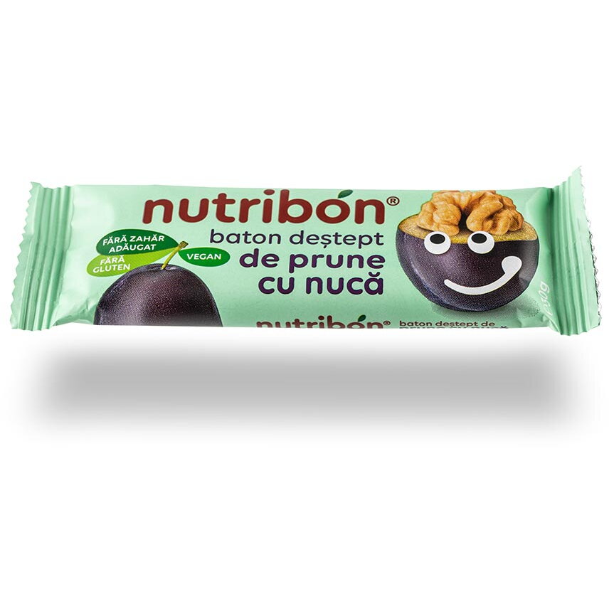 Baton de prune cu nuca fara gluten