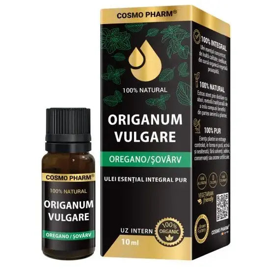 ORIGANUM VULGARE – Ulei Esential De OREGANO / ȘOVÂRV (10ml)