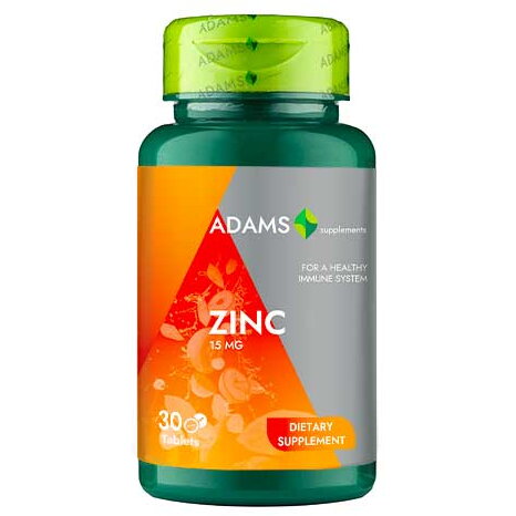 Zinc 15Mg 30 cpr 1+1 gratis