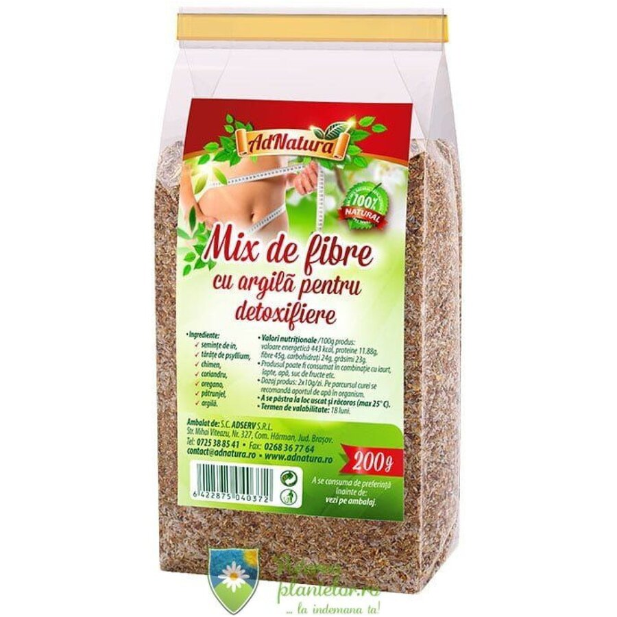 Mix de Fibre cu Argila 200 gr