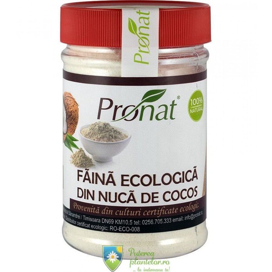 Faina Bio din nuca de cocos 130 gr