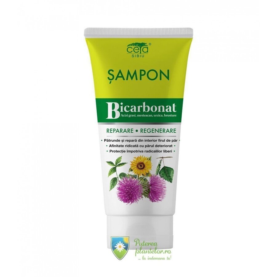 Sampon regenerare si protectie cu Bicarbonat 200 ml