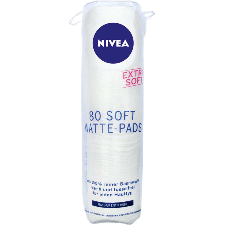 Dischete demachiante NIVEA Extra Soft, 80buc