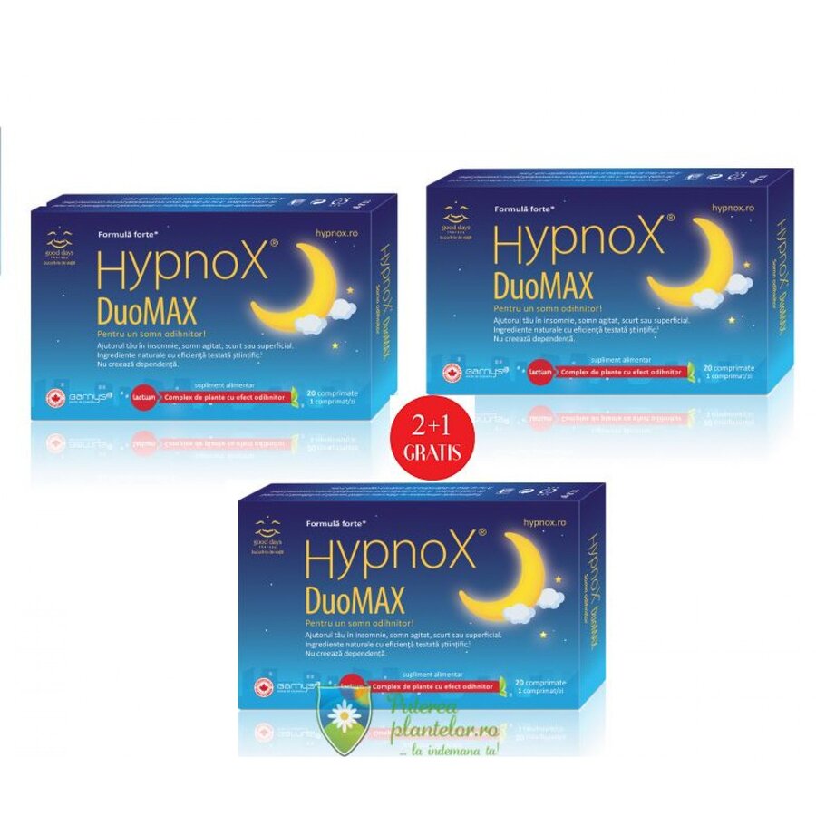 Barny's Hypnox DuoMax 20 comprimate 2+1 Gratis