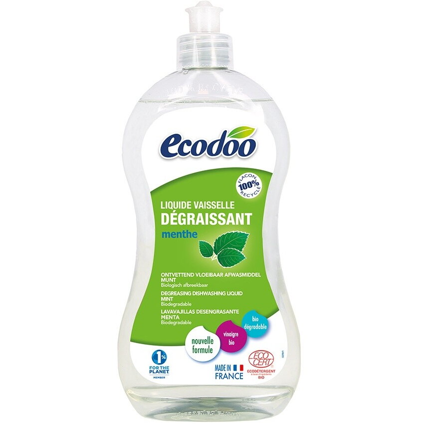 Detergent bio vase ultradegresant cu otet si menta 500ml