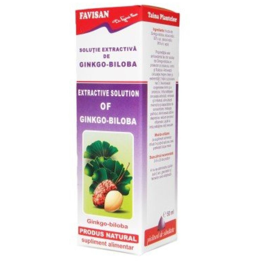 Tinctura de ginkgo biloba 50ml