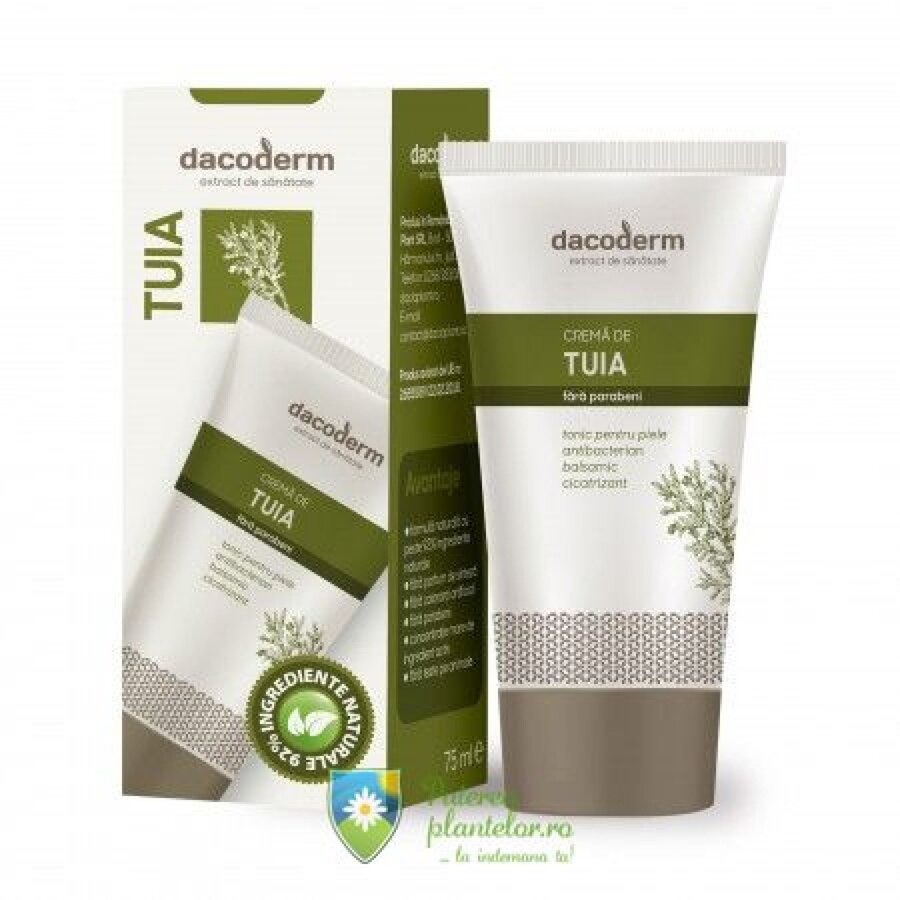 Crema de Tuia Dacoderm 75 ml