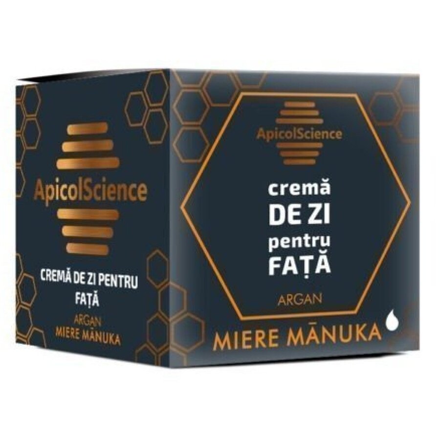 Crema de zi pentru fata cu miere manuka si argan 50ml